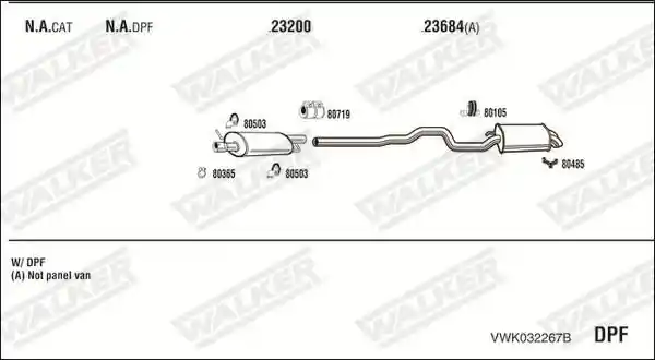 WALKER VWK032267B