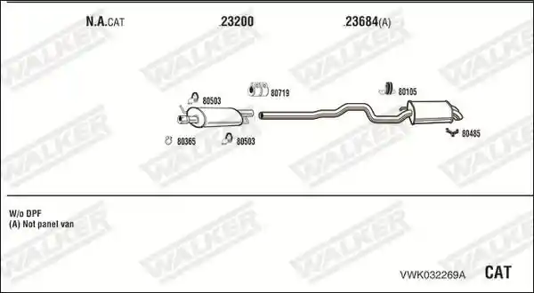 WALKER VWK032269A