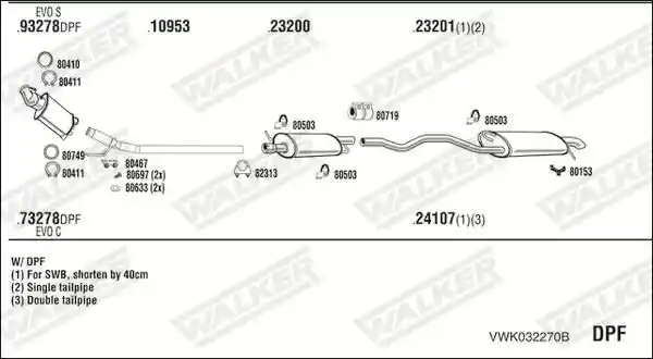 WALKER VWK032270B