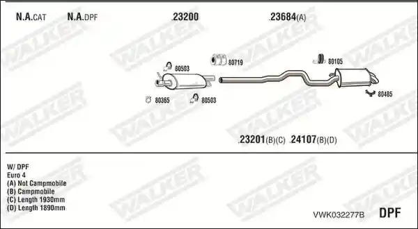 WALKER VWK032277B