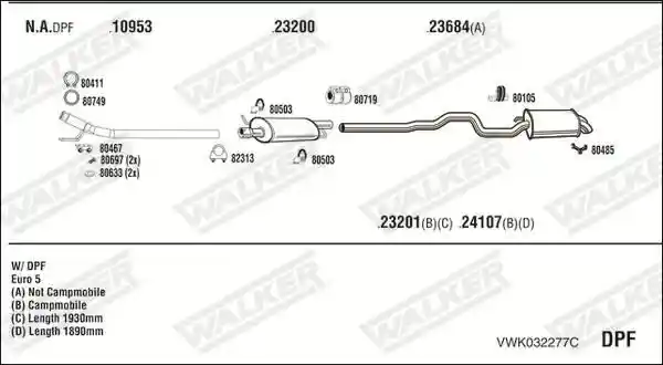 WALKER VWK032277C