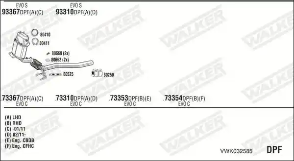 WALKER VWK032585