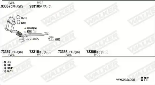 WALKER VWK032609B