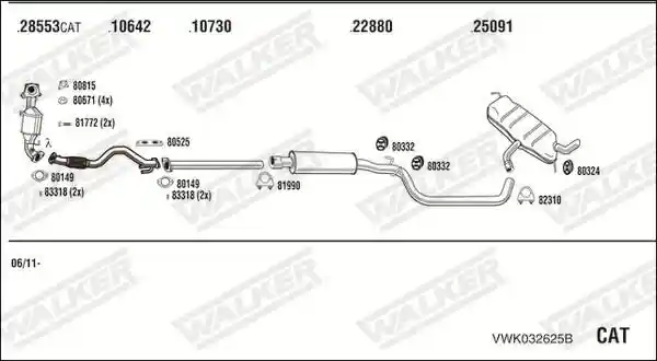 WALKER VWK032625B