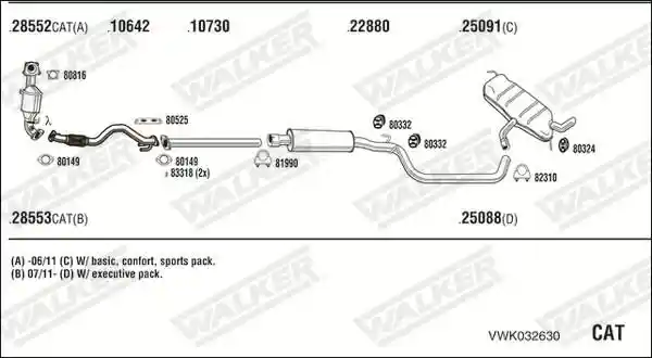 WALKER VWK032630