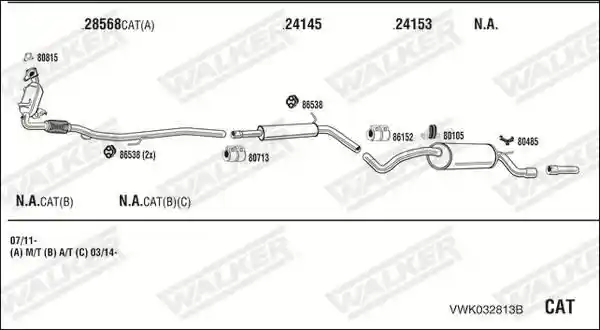 WALKER VWK032813B