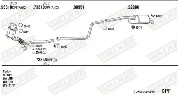 WALKER VWK034949B