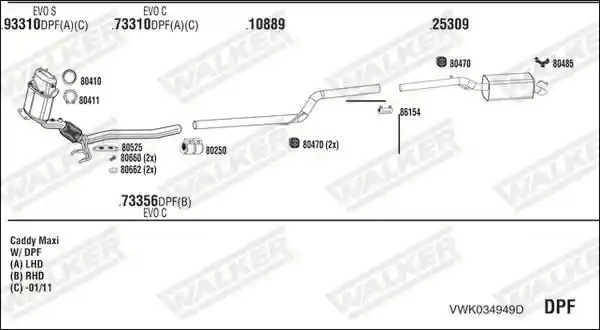 WALKER VWK034949D