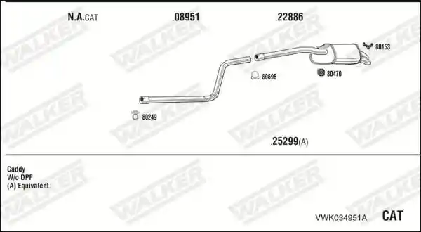 WALKER VWK034951A