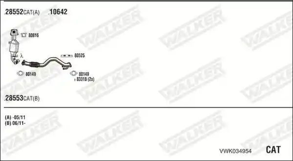 WALKER VWK034954