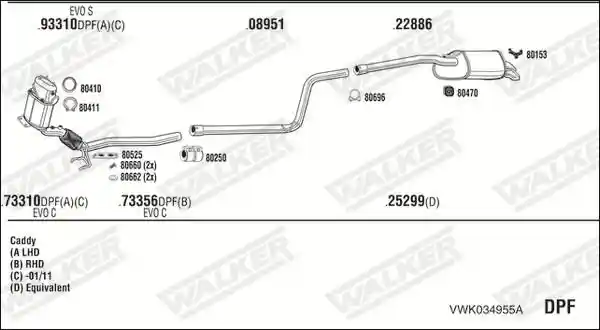 WALKER VWK034955A