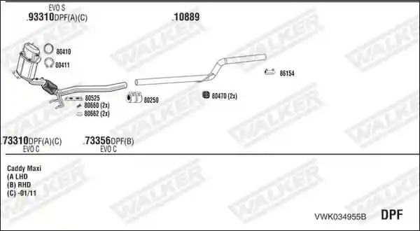 WALKER VWK034955B