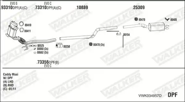 WALKER VWK034957D