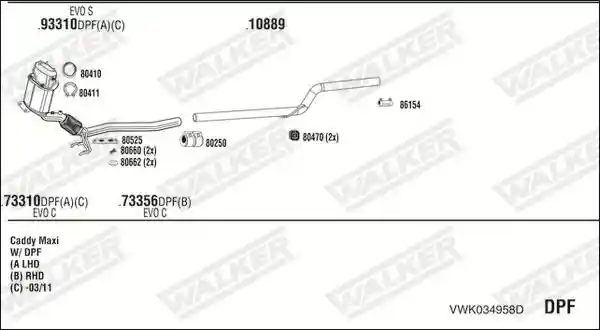 WALKER VWK034958D