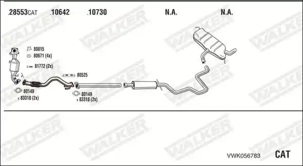 WALKER VWK056783