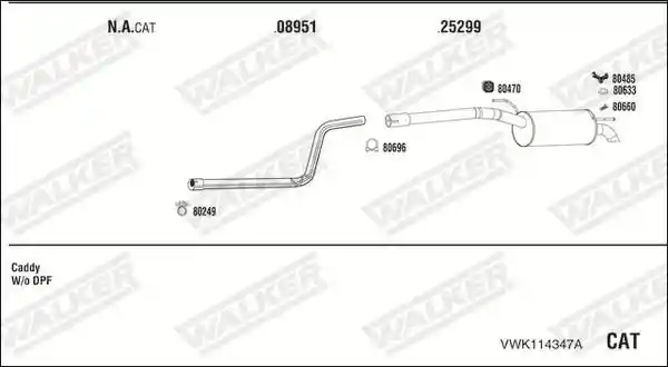 WALKER VWK114347A