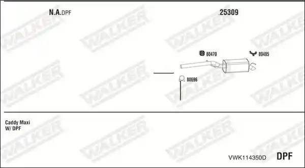 WALKER VWK114350D