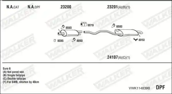 WALKER VWK114839B