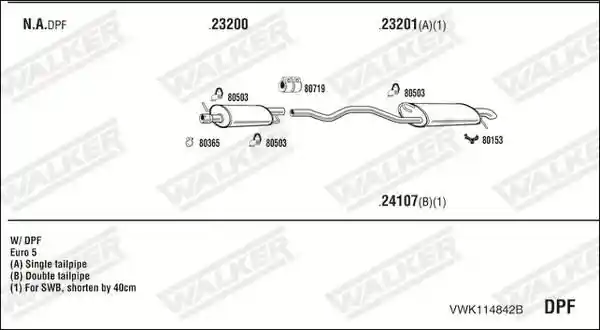 WALKER VWK114842B
