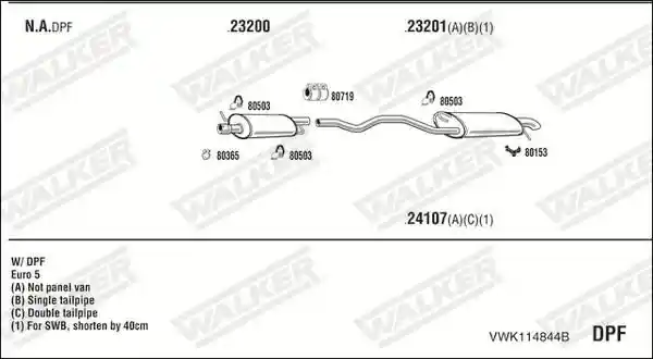 WALKER VWK114844B