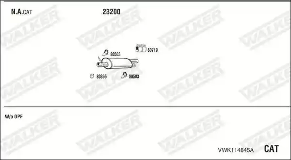 WALKER VWK114845A