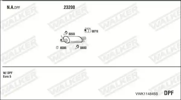 WALKER VWK114845B