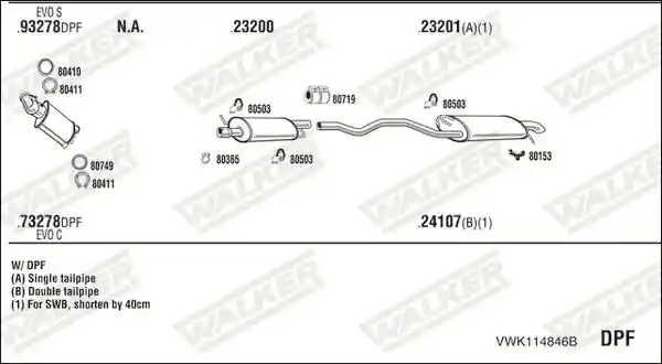 WALKER VWK114846B