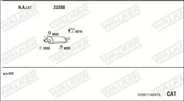 WALKER VWK114847A