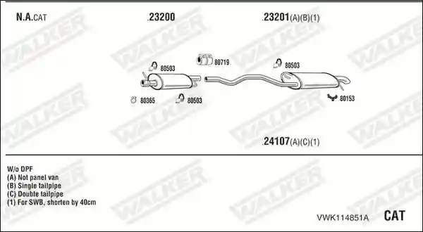 WALKER VWK114851A
