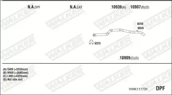 WALKER VWK117731
