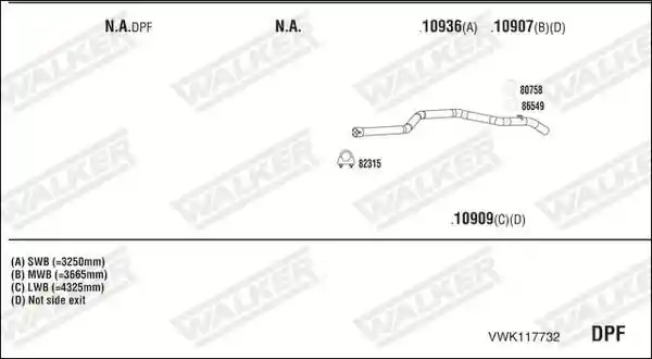 WALKER VWK117732