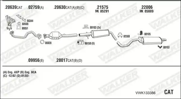 WALKER VWK133386