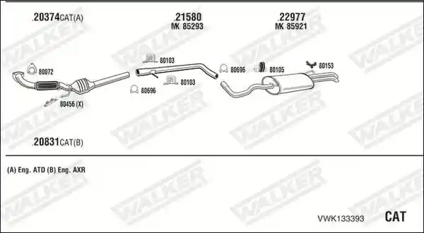 WALKER VWK133393