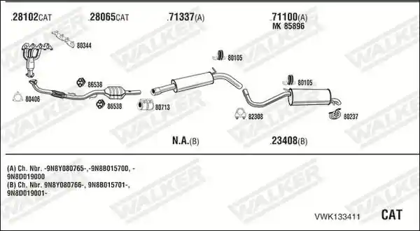 WALKER VWK133411