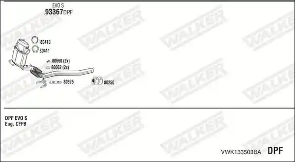 WALKER VWK133503BA