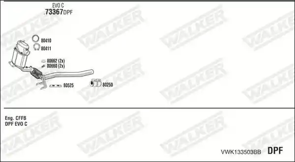 WALKER VWK133503BB