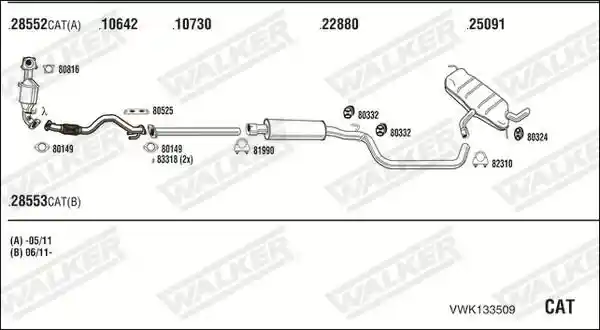 WALKER VWK133509