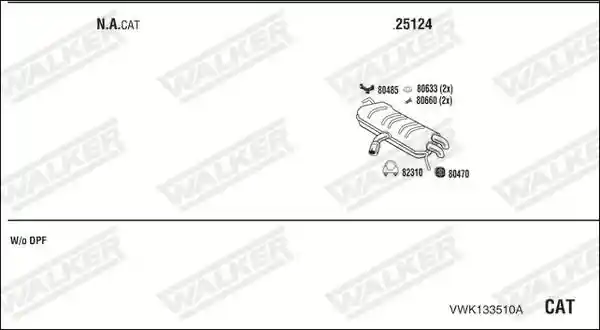 WALKER VWK133510A