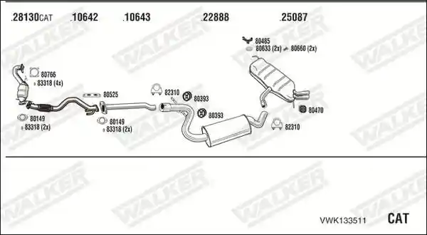 WALKER VWK133511