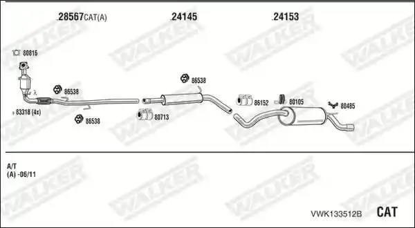 WALKER VWK133512B