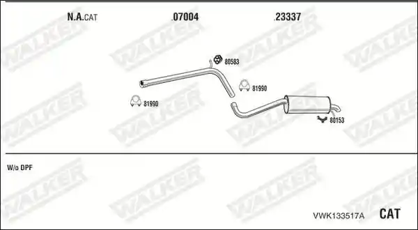 WALKER VWK133517A