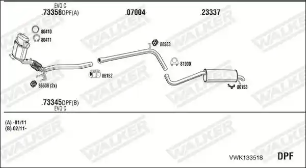 WALKER VWK133518
