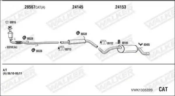 WALKER VWK133522B