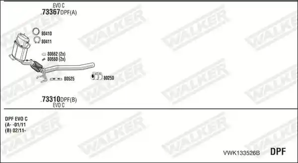 WALKER VWK133526B
