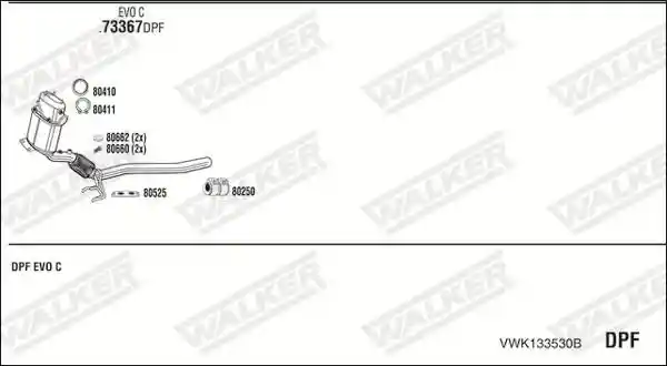 WALKER VWK133530B