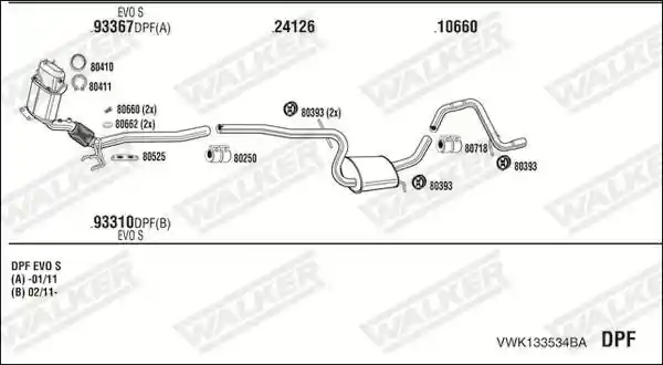 WALKER VWK133534BA