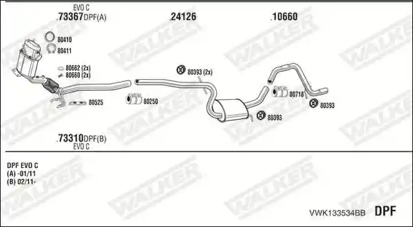 WALKER VWK133534BB