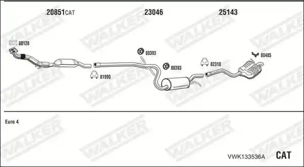 WALKER VWK133536A