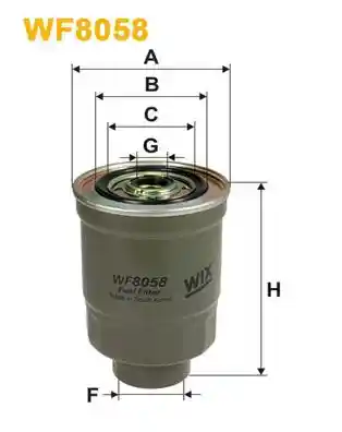 WIX FILTERS WF8058 WIX FILTERS WF8058