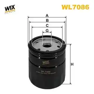 WIX FILTERS WL7086 WIX FILTERS WL7086